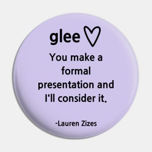 Glee/Lauren Pin