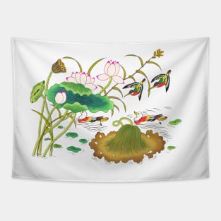 Minhwa: Duck Pond B Type Tapestry