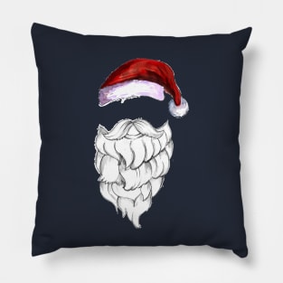 Sketch Santa Hand Drawn Pillow