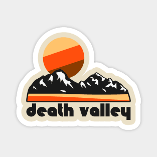 Retro Death Valley ))(( Tourist Souvenir National Park Design Magnet