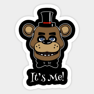 Golden Freddy FNAF 1 Render Sticker by Angel300-LQ