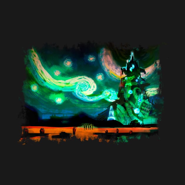 Tartarus Starry Night by sandpaperdaisy