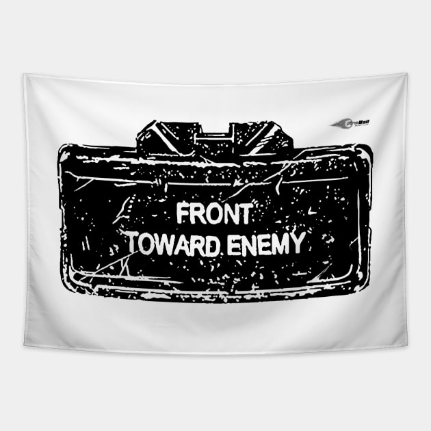 FRONT TOWARD ENEMY Tapestry by Cataraga