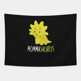 Cute Mamasaurus Apparel: Funny Dinosaur GIfts for Mom Tapestry