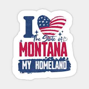 Montana my homeland Magnet