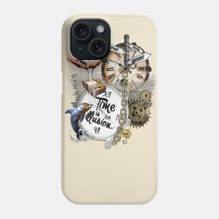 Steampunk-Clock Time Illusions Art Phone Case