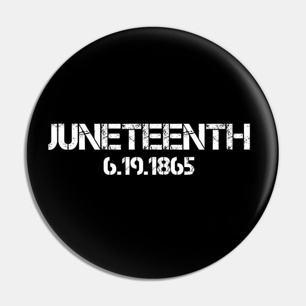 Juneteenth 6.19.1865 Pin by GloriaArts⭐⭐⭐⭐⭐