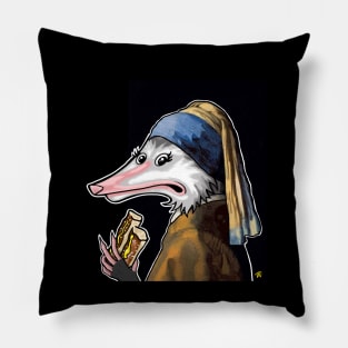 The Opossum with the Philly pretzel Pillow