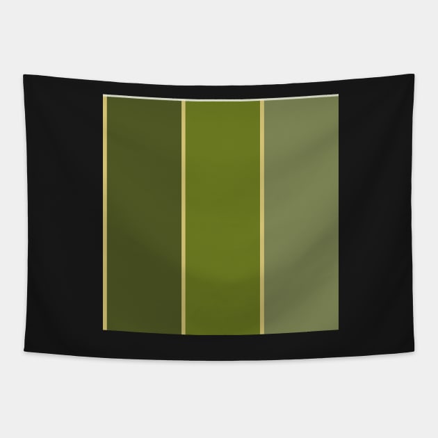 Parallel Green Tapestry by RealZeal