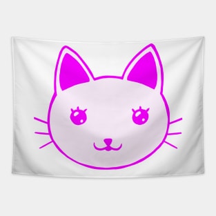 Kitty Purple Tapestry