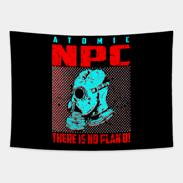 ATOMIC NPC 04 Tapestry by 2 souls