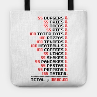 55 Burgers 55 Fries I Think You Should Leave 55 burgers 55 fries 55 tacos 55pies Tote