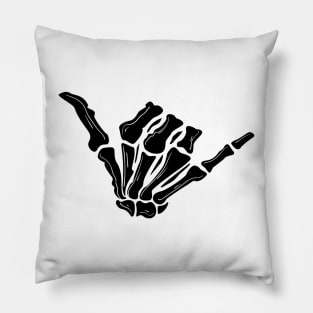 Skeleton hand ,happy halloween Pillow