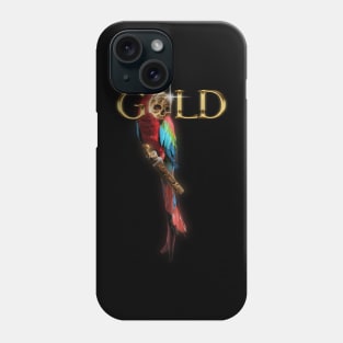 GOLD Parrot Phone Case
