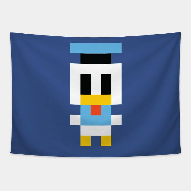 Pixel Donald Tapestry by themanandthemouse