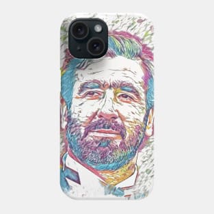 Eric Cantona  / The living legend - Abstract Portrait Phone Case