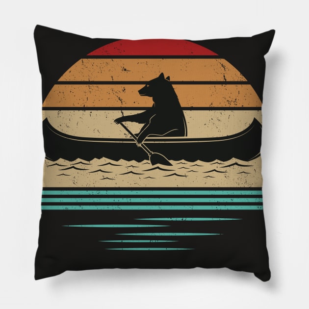 Kayak adventure Pillow by Gatofiero