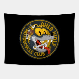 Wild Wolf Motorcycle Club Tapestry