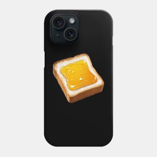 Orange Kawaii Yummy Vintage Since Sandwich Toast Bread Phone Case