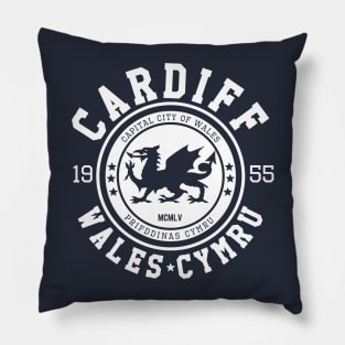 Cardiff Wales Cymru, Capital City of Wales Pillow