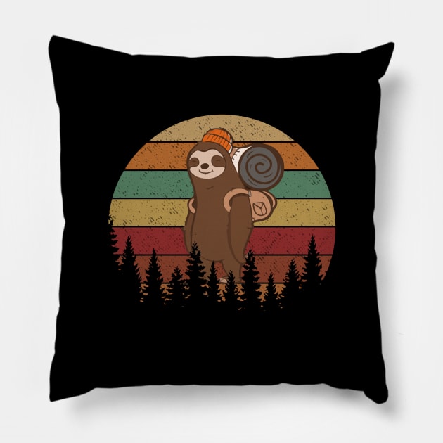 Sloth Hiking Pillow by banayan