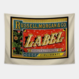 Vintage Advertisment Tapestry