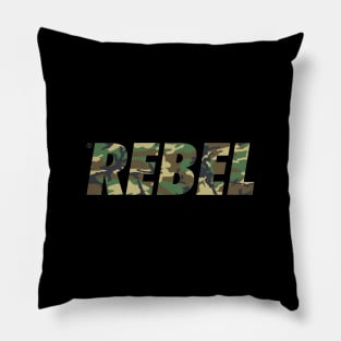 REBEL camo Pillow