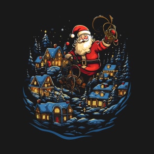 Spread Christmas Cheer with Our Santa Claus T-Shirt