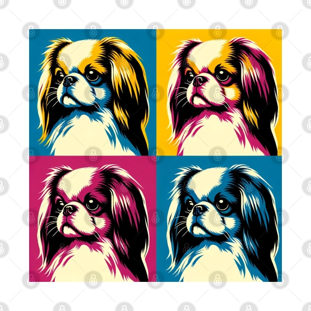 Japanese Chin Pop Art - Dog Lover Gifts by PawPopArt