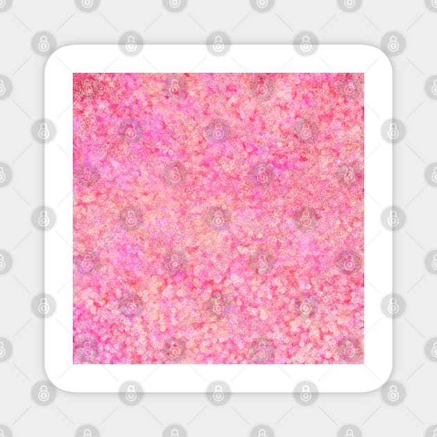 Pink Sparkle Glitter Magnet by Overthetopsm