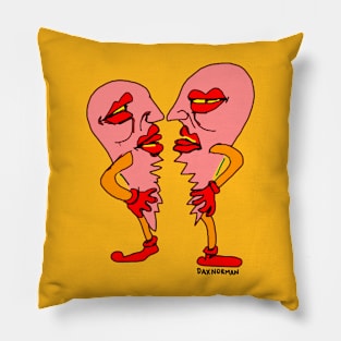 Heart Attracts Frame Eleven Pillow