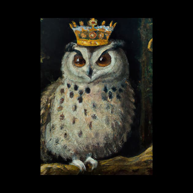 Owl with a Crown by maxcode