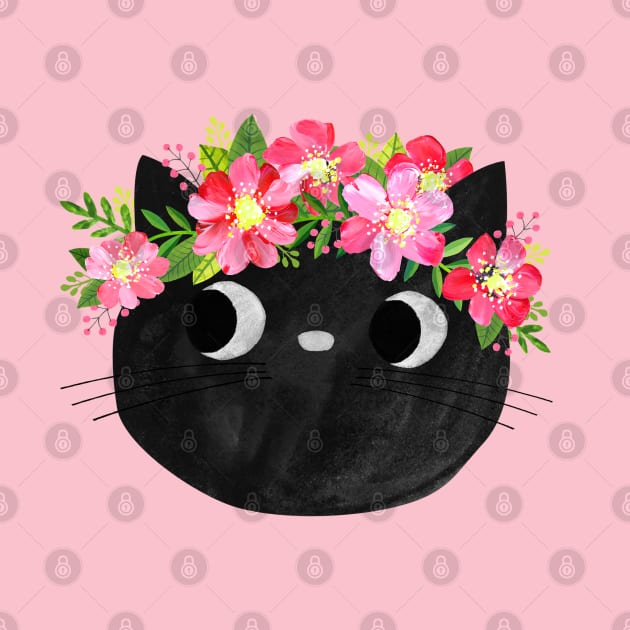 Flower crown by Planet Cat Studio