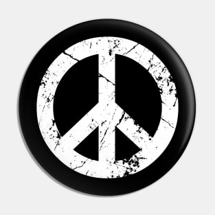 Peace Grunge Pin