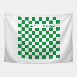 Santino Ferrucci Racing Flag Tapestry