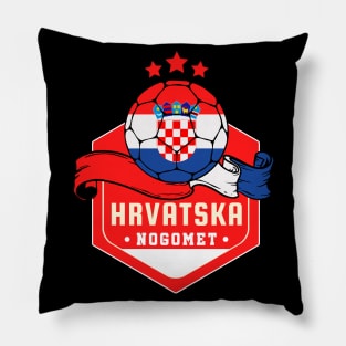 Hrvatska Football Pillow