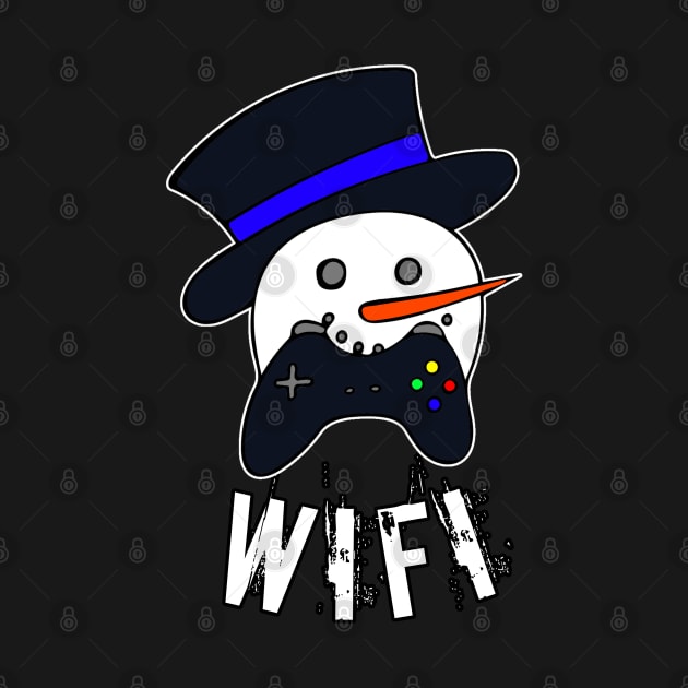 Snowman Face Gamer Wifi by MaystarUniverse