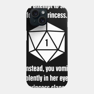 Princess | d20 Roleplaying Game Scenario | Board Game Phone Case