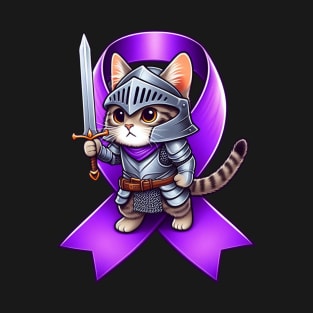 Cute Cat Lupus Awareness Warrior: Championing the Cause T-Shirt