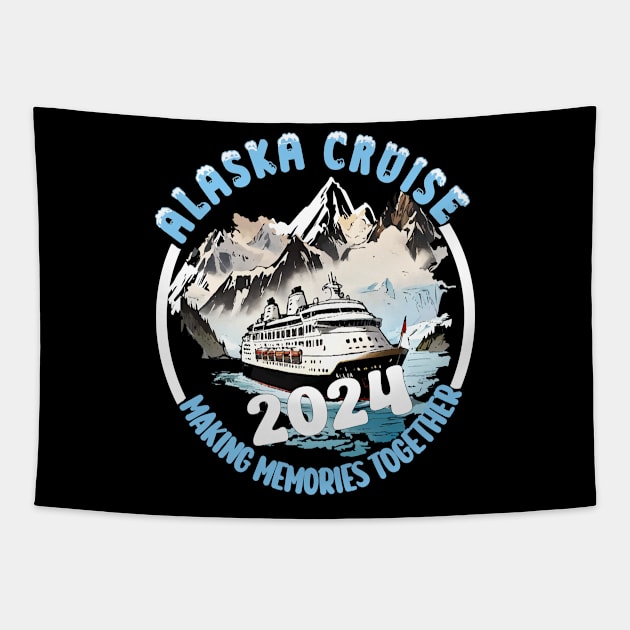 2024 Alaska Cruise Family Cruise Matching Cruise Squad. Tapestry by AlmaDesigns