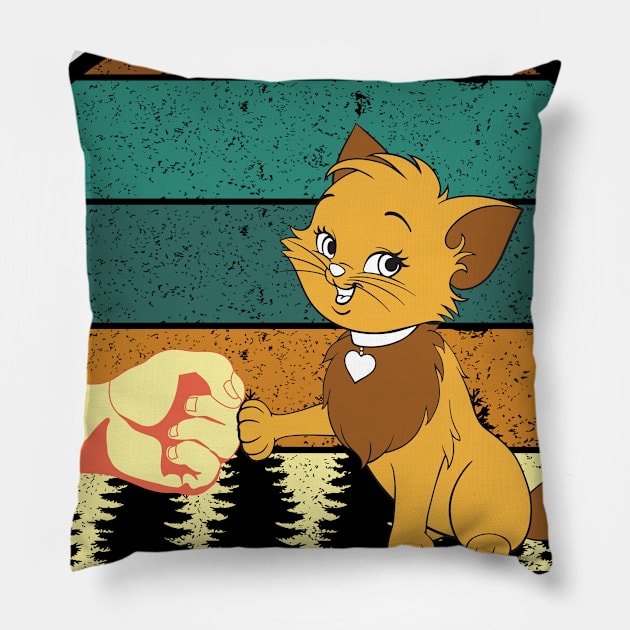 Best Cat Dad Ever Pillow by jerranne