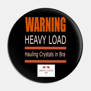 Heavy Load - Crystals In Bra - White Pin