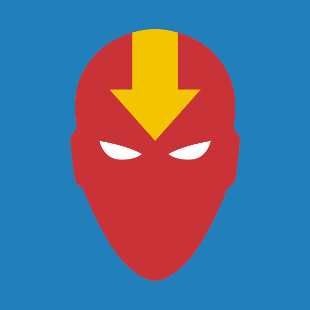 Red Tornado Mask by Minimalist Heroes