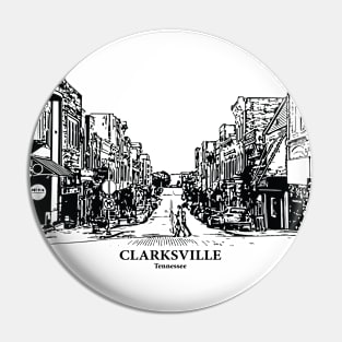 Clarksville - Tennessee Pin