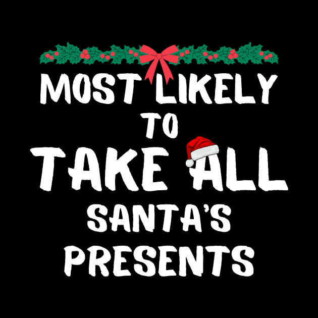 Most likely to take all santa's presents christmas by PetLolly