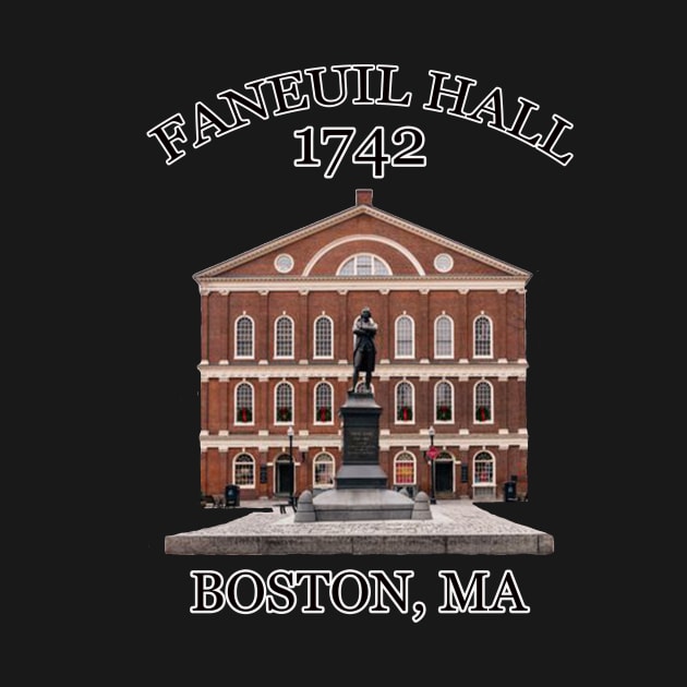 FANEUIL HALL BOSTON by Cult Classics