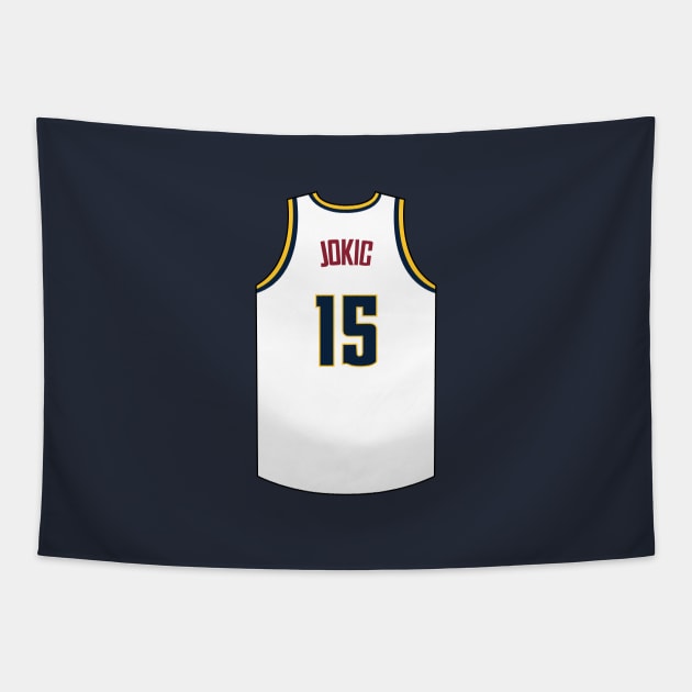 Nikola Jokic Denver Jersey Qiangy Tapestry by qiangdade