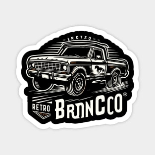 Retro Bronco Magnet