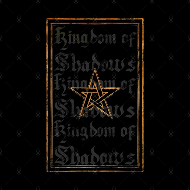 Pentgram, Kingdom of Shadows, 9th Gate, Pentacle, Sigil of Baphomet, Dark Art, Nature Sticker by SSINAMOON COVEN