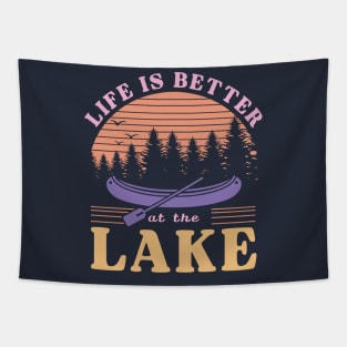 Life is Better at the Lake Tapestry